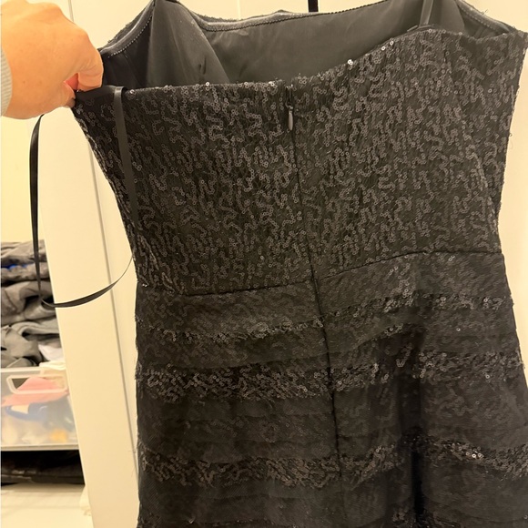 BCBG MAXAZRIA WOMENS LACE SERI BLACK POLYESTER CORSET DRESS SZ:10 $368 - Picture 6 of 8
